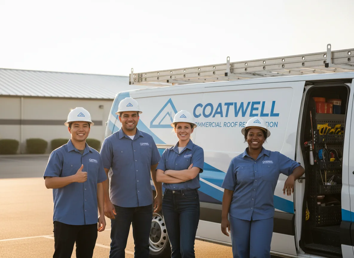 Commercial roof coating company in Dysart, IA